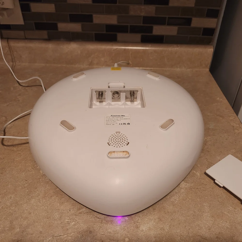 Smart Pet Feeder with App Control - White